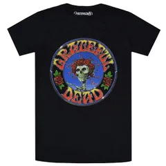 希少ヴィンテージ古着公式GRATEFUL DEAD スカル バラ ツアーTシャツ 古着 90-00s Grateful Dead 「Skull & Rose」 スカル ローズ
