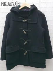 ■ london tradition 英国製 トグル ダッフル コート サイズ36 ネイビー レディース 【中古】 【1002798746640】