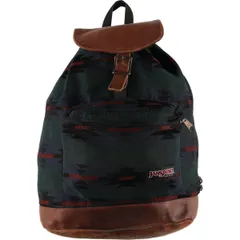 ✨希少✨ 90s JANSPORT バックパック リュック ヴィンテージ 90s USA製 JANSPORTジャンスポーツ ボトムレザー リュックサック