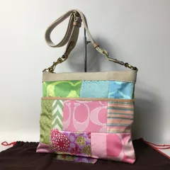 2506-43｜美品｜コーチ シグネチャー ショルダーバッグ パッチワーク 2506-43｜美品｜コーチ シグネチャー ショルダーバッグ パッチ