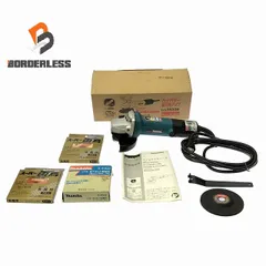 ☆未使用品☆ makita マキタ 100V 100mm ディスクグラインダ 9533B 研磨 研削 切削 サンダー 大工道具 電動工具 113543のサムネイル