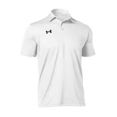 [アンダーアーマー] underarmour 01 TEAM ARMOUR POLO マルチSPポロシャツ M (1314092-100) WHT MD [ホワイト] [M]
