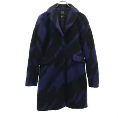 アルマーニエクスチェンジ ウールブレンド チェスターコート M 黒系 ARMANI EXCHANGE レディース 古着 【240208】のサムネイル
