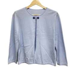 未使用級 現行 レリアン カーディガン 13+ 大きいサイズ ライトブルー カーディガン|レリアン | レリアン公式オンラインストア