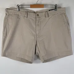 古着 90's/90年代 ポロバイラルフローレン Polo by Ralph Lauren ショートパンツ チノパン ポロチノ 大きいサイズ w42  ベージュ系 メンズ