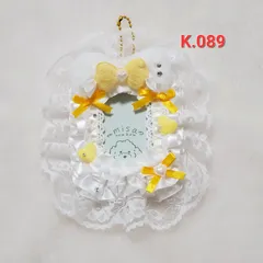 【オーダー】　硬質ケースデコ トレカケース チェキケース B8 メイド レースデコ　リボン　ネコ耳