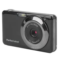 子供用デジタルカメラ、48MP 8倍光学ズームデジタルカメラ、ミニキッドカメラ、32GB拡張ストレージ、子供初心者学生ティーンキッズ用(黒)