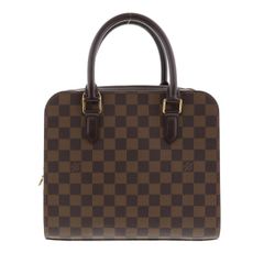 【中古】 LOUIS VUITTON （ルイヴィトン） ﾄﾘｱﾅ バッグ ハンドバッグ Damier/Ebene Brown N51155 used:B