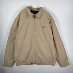 古着 90's/90年代 ポロバイラルフローレン Polo by Ralph Lauren スウィングトップジャケット 裏地チェック 2LTTALL  ベージュ メンズ