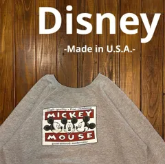 USA製‼︎【Disney ディズニー】ミッキー　スウェット　トレーナー