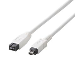 9pin to (IEEE1394b 4pin) FireWireケーブル 1m エレコム IE-941WH