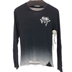 ディーゼル DIESEL 両面プリント スカルプリント グラデーション L/S Tシャツ Y2K メンズ import：M 