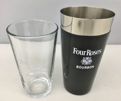 フォアローゼズ Four Roses カクテルシェーカー ボストンシェーカー ガラス 2507LR033