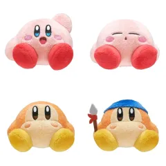 【中古】ぬいぐるみマスコット・ぬいぐるみバッジ 全4種セット 「星のカービィ お座りぬいぐるみマスコット2」