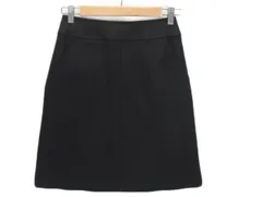 ナチュラルビューティーベーシック NATURAL BEAUTY BASIC スカート タイト ウール XS 黒 ブラック