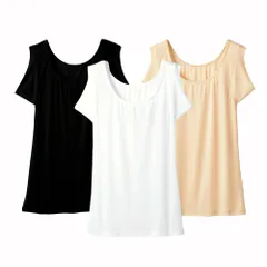 ☆ 3P ☆ LLサイズ ☆ 汗染み対策＆抗菌防臭シート付きタンクトップ３色組 タンクトップ レディース レディースタンクトップ インナー 汗染み対策 防臭シート付き 女性 大人 シンプル 袖なし 涼しい ノースリーブ 無地 おしゃれ カジュアル 快適 通気性