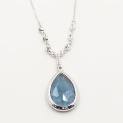 Swarovski ドロップ型 ネックレス 43cm - メルカリ