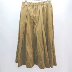 ◇ moussy マウジー ウエストゴムカジュアル大人 ロング丈 フレア スカート サイズ1 ブラウン レディース E  【1304210011931】