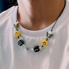 CROWN KINGS SMILEY NECKLACE (クラウンキングズ 通販 アパレル チェーン ネックレス チャーム)