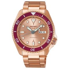 [セイコーウオッチ] 腕時計 ファイブスポーツ 55th Anniversary CUSTOMIZE CAMPAIGNII Limited Edition SBSA216 メンズ ピンクゴールド