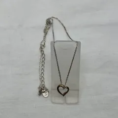 ▽未使用品  4℃  エターナルシルバーネックレス オープンハート  111924121801  00640