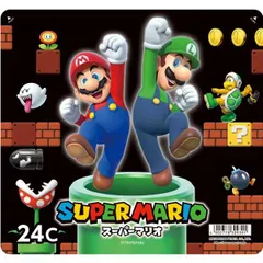 （まとめ買い）三菱鉛筆 色鉛筆 スーパーマリオ 460 24色セット K88024CSMS6 【×3セット】