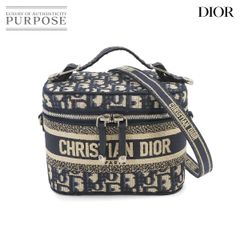 新品同様 クリスチャン ディオール Christian Dior オブリーク DIORTRAVEL バニティ スモール 2way ハンド ショルダー バッグ 90231932