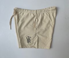 XL 【TPL™️】"MG" ガーメントダイショーツ 短パン クリーム　大きいサイズ
