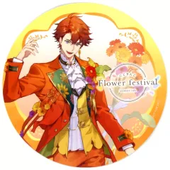 【中古】コースター 北見遊征(等身) ランダムコースター 「バーチャルYouTuber にじさんじ Flower festival×animatecafe」 コラボメニュー注文特典