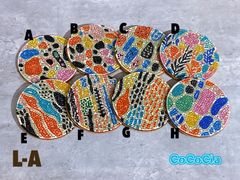 【ダイヤモンドアート】北欧柄コースター　コルク付き