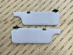 ★新品 AE86 AE85 レビン・トレノ トヨタ 純正 サンバイザー 左右セット 助手席側ミラー付き 補修・ストックに ＡＰＥＸ