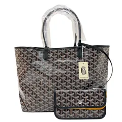 ゴヤール GOYARD サンルイPM ブラック　ナチュラル ゴヤールディンキャンバス ユニセックス トートバッグのサムネイル