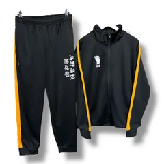 ハイキュー 烏野高校排球部 ジャージ セットアップ コスプレ アニメ 漫画 高校ジャージ 衣装 なりきり バレーボール 仮装 キャラクター衣装 サイズL 秋 久喜倉庫店 K326Y