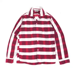 60’s TOM SAWYER Open Collar Print Flannel Shirt Youth Size オープンカラー プリントネルシャツ