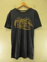 DENIM & SUPPLY RALPH LAUREN デニム&サプライ ラルフローレン Tシャツ 半袖 ロゴ プリント ネイビー XSサイズ