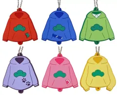 【中古】キーホルダー・マスコット(キャラクター) 全6種セット 「おそ松さん パーカー型ラバーマスコット」