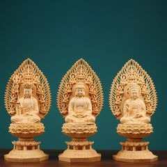 点セット】高品質 精彫り黄楊木 木彫り 美人ヨガ 置物 - メルカリ