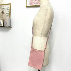 新品 未使用 レディース 本革 レザー ショルダーバッグ スマホ ポーチ 牛革 ピンク 可愛い シンプル お洒落