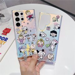 スヌーピー snoopy Galaxyケース GalaxyS24 ケース  GalaxyS24Ultra スマホケース  多機種対応  人気 耐衝撃