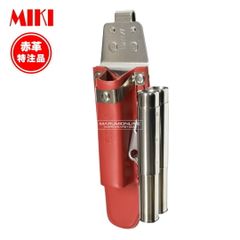 MIKI 三貴 ミキ 工具差し ツールホルダー プロ用 赤革 レッド 特注品 別注 ラチェットレンチ 16mmマーカー差し SPH-60-RE