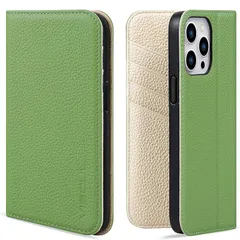 VISOUL iPhone 14 ProMax ケース 手帳型 本革 レザー 衝撃吸収TPU素材 全面保護 マグネット式 カード収納 多機能 アイフォン14 ProMax ケース 横置きスタンド機能付き手帳型ケース 2022年発売 アイホン14 ProMa 1