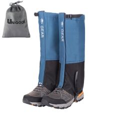 ゲイター  Lサイズ「通気・100％防水」 登山 スパッツ ロングゲイター 高耐久性 レッグカバー 軽量 トレッキング アウトドア バイク 男女兼用 収納袋付き 泥除け 砂よけ 雨雪悪天候対策