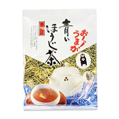 青いほうじ茶 180ｇ 九州熊本県産茶葉100％ 国産自然農法　素晴らしい香り 九州ほうじ茶 メール便２袋まで