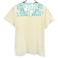 MARTIN MARGIELA マルタンマルジェラ 06SS エイズT 半袖 Vネック Tシャツ S アイボリー レディース 古着のサムネイル