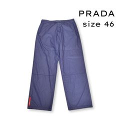 PRADA SPORT プラダ スポーツ ストレート ナイロン パンツ ブルー size 46 メンズ ボトムス イタリア製