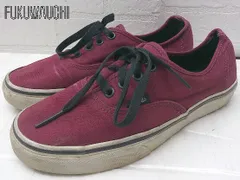◇ VANS ヴァンズ オーセンティック スニーカー シューズ US6 レッド メンズ  【中古】 【1002800600588】
