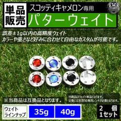 ゴルフ 互換品 スコッティキャメロン専用 パターウェイト 単品 2個セット