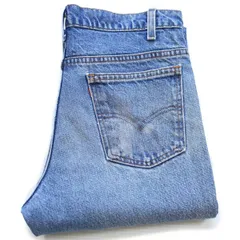 90s USA製 Levi'sリーバイス 517 デニムパンツ W33 L30★101 ブーツカット フレア ビンテージ ジーンズ ヒゲ ストーンウォッシュ