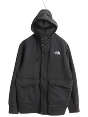 【お得なクーポン配布中!】 US企画 ノースフェイス フルジップ フェイスマスク付き スウェット フード パーカー ジャケット メンズ XL 古着 ブルゾン 大きいサイズ 黒