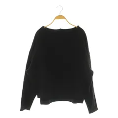 アンクレイヴ uncrave 22AW スウェット トップス トレーナー 長袖 カットオフ ボートネック 1 黒 ブラック /MY ■OS